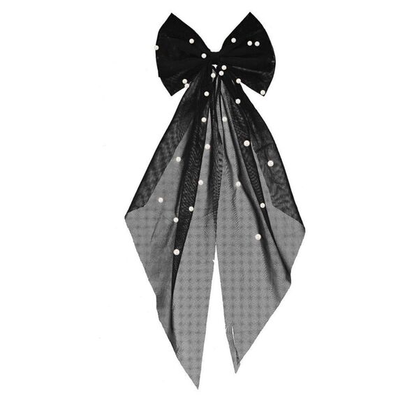 Bridal Pearl Bow - Picture 2 of 5